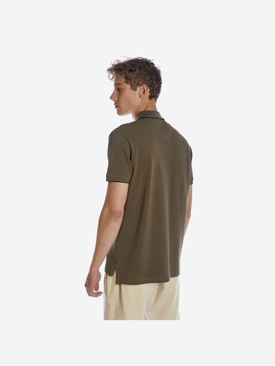 Brokers Jeans Herren T-Shirt Kurzarm Khaki