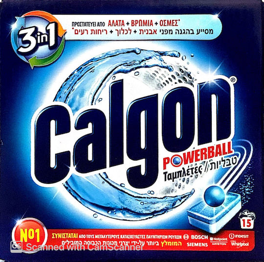 Calgon Αποσκληρυντικό σε Ταμπλέτες 15 κάψουλες