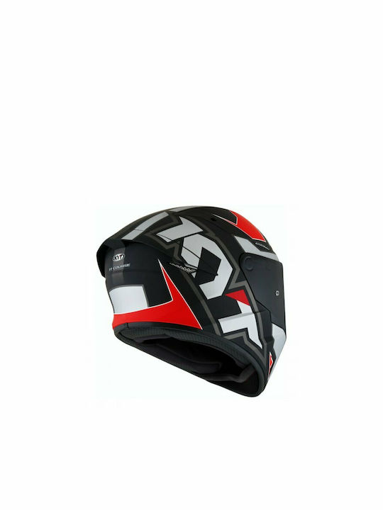 KYT TT-Course Electron Matt Grey/Red Κράνος Μηχανής Full Face ECE 22.05 1450gr