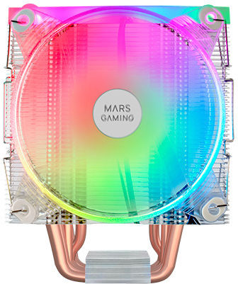 Mars Gaming MCPU66 Ψύκτρα Επεξεργαστή Διπλού Ανεμιστήρα για Socket AM4/1200/115x/1700 με ARGB Φωτισμό