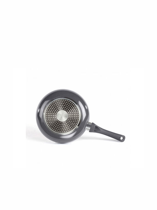 Livoo Set de tigăi din aluminiu Gri cu strat de piatră 3buc