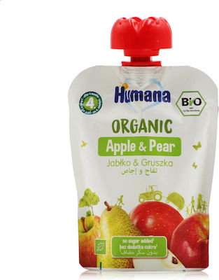 Humana Fruit Cream Μήλο-Αχλάδι Gluten-Free for 4m+ 90gr