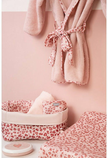 Bebejou Βρεφικά Γάντια Μπάνιου Leopard Pink 2τμχ