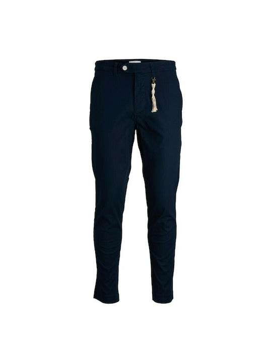 Jack & Jones Men's Trousers Chino Elastic in Regular Fit Navy Blazer
