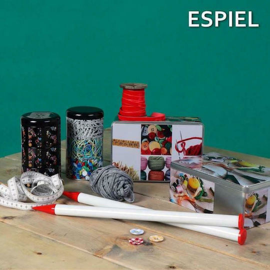 Espiel Κουτί Ζυμαρικών με Καπάκι Μεταλλικό Μαύρο 8.7x8.7cm Espiel Κουτί Ζυμαρικών με Καπάκι Μεταλλικό Μαύρο 8.7x8.7cm