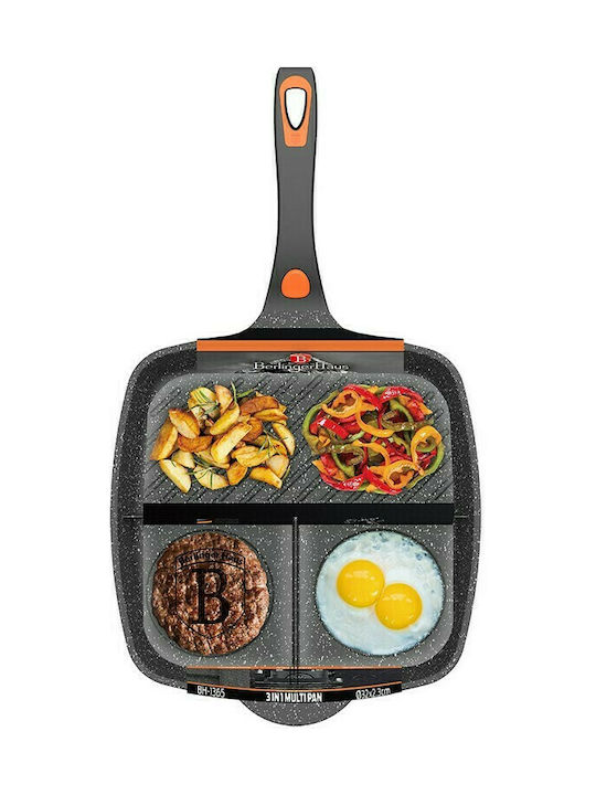 Berlinger Haus Granit Diamond Line Grill made of Aluminum with Stone Coating 28cm