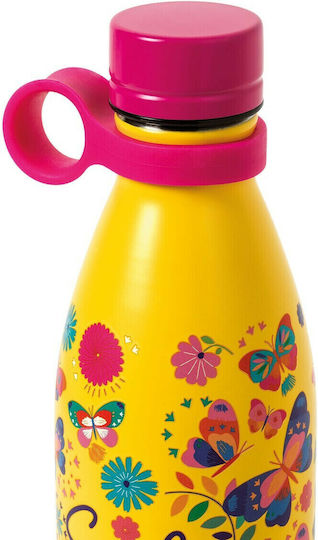 Legami Milano Hot&Cold Recyclable Thermos Bottle Stainless Steel BPA Free 800ml Sunshine