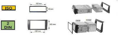 Phonocar Πρόσοψη 2 Din για Smart ForTwo 2010-2014