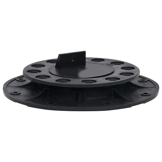 vidaXL Βάση για Πέργκολα από Πλαστικό 19.8x19.8cm 10τμχ Υπερυψωμένων Δαπέδων Deck Ρυθμιζόμενες 10τμχ