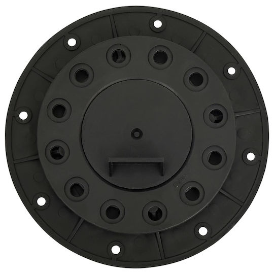 vidaXL Βάση για Πέργκολα από Πλαστικό 19.8x19.8cm 10τμχ Υπερυψωμένων Δαπέδων Deck Ρυθμιζόμενες 10τμχ