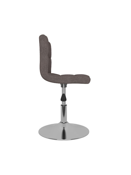 Hocker Bar mit Rückenlehne & Höhenverstellbar Taupe 4Stück 40x43x71-85.5cm