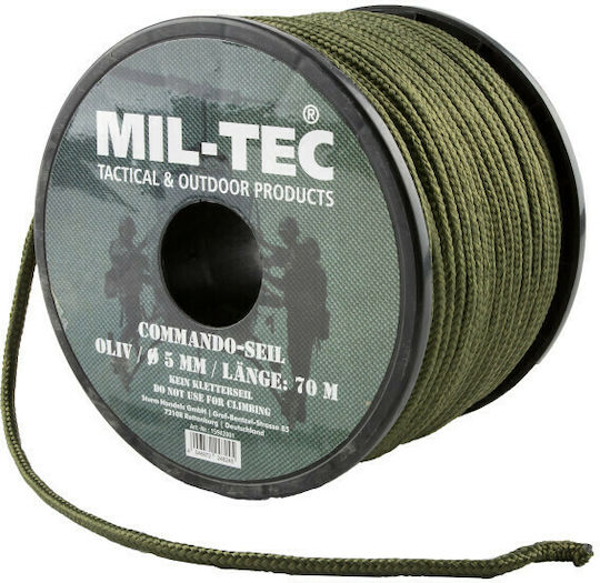 Mil-Tec Commando Rope with Diameter 9mm and Length 30m Rope 9mm / 30m Khaki