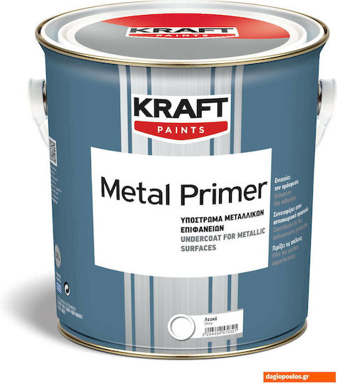 Kraft Metal Primer Υπόστρωμα Κατάλληλο για Μέταλλο / Ξύλο / Τοιχοποιία 0.75lt