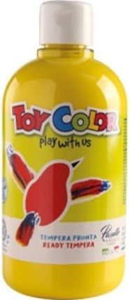 Toy Color Ready Tempera Paints Yellow in Bottle 500ml 1pcs