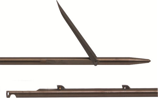 CressiSub Tahitian Speargun Shaft Tahiti with Sharks Tahitian Inox Shaft with Shark Fins Ø6.5mm 140cm