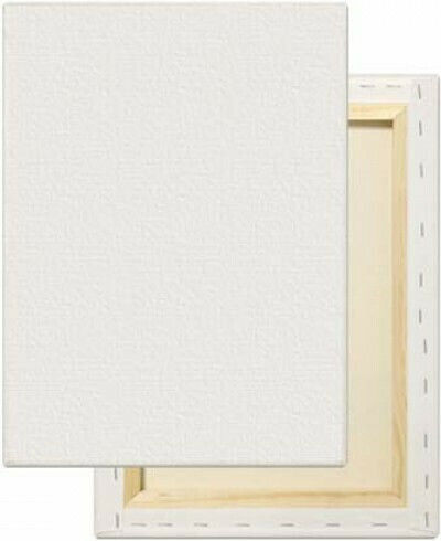 Artmate Leinwand auf Keilrahmen Weiß Rechteckig 30x90cm 280gr/m² 1Stück