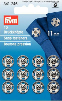 Prym Silver Metal Stud Sewing Supply 12pcs 341246