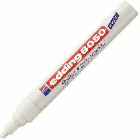 Edding Tyre Marker Μαρκαδόρος Λευκός Ελαστικών