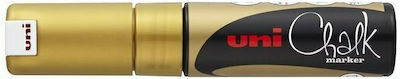 Uni-Ball Chalk Marker Marker Gold Blackboard Liquid Chalk for Glass 15mm