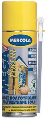 Mercola Megafoam Αφρός Πολυουρεθάνης Χειρός 300ml