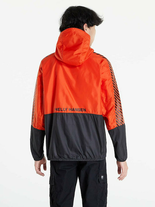 Helly Hansen Ανδρικό Μπουφάν Αντιανεμικό Patrol Orange / Black