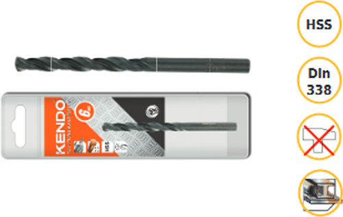 Kendo Drill HSS Titanium with Cylindrical Shank for Metal 3.5mm