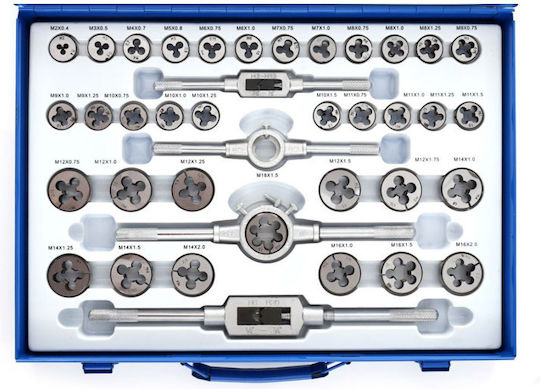 Tagred TA4016 Gewindebohrer mit Gewindeschneider Set 110Stück