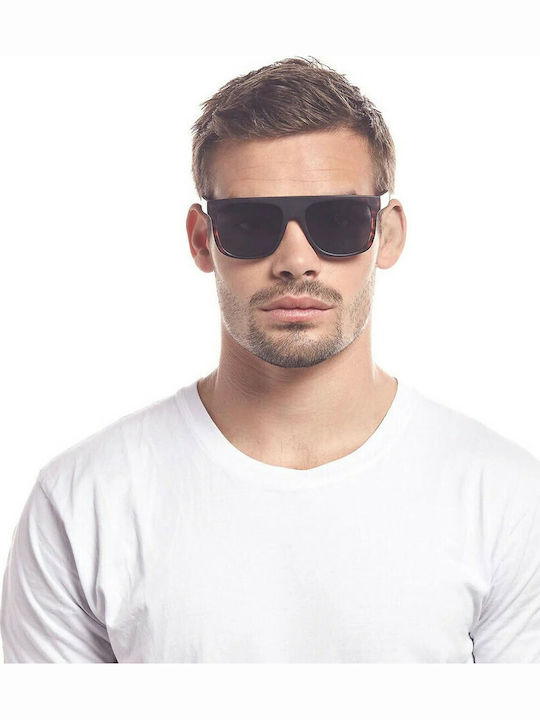 Le Specs Covert Unisex Sonnenbrille mit Kunststoff Gestell Matte Tort