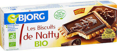 Bjorg Biologice Biscuiți De Natty Cu topping Ciocolată neagră 1buc 150gr