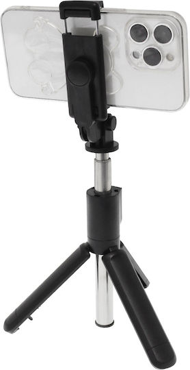 Strado S03 Selfie Stick Τρίποδο Κινητού Bluetooth Μαύρο