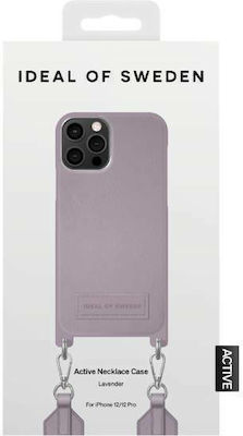 iDeal Of Sweden Athena Silicone Back Cover with Strap Lavender (iPhone 12 / 12 Pro)