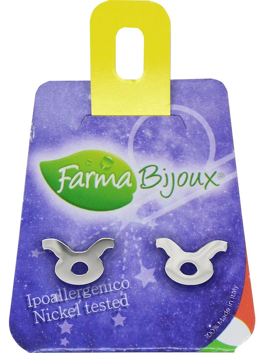 Farma Bijoux Ταύρος Υποαλλεργικά Παιδικά Σκουλαρίκια Καρφωτά