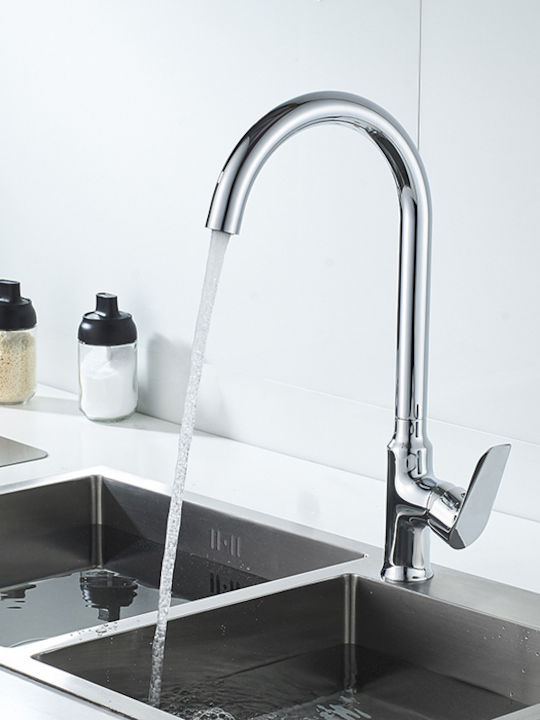 Bruno Kitchen Faucet Counter Silver