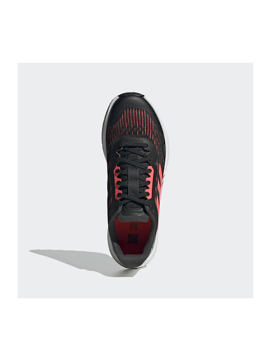 Terrex Agravic Flow 2.0 Sport Shoes Trail Running Waterproof with Gore-Tex Membrane Core Black / Turbo / Blue Rush
