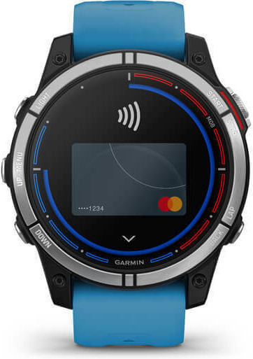 Garmin Quatix 7 Stainless Steel 47mm Αδιάβροχο Smartwatch με Παλμογράφο (Marine)