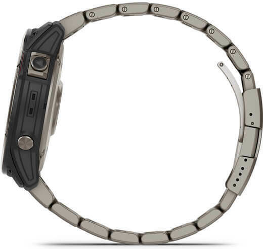 Garmin Quatix 7X Solar Edition Titan 51mm Rezistent la apă Smartwatch (Gri)