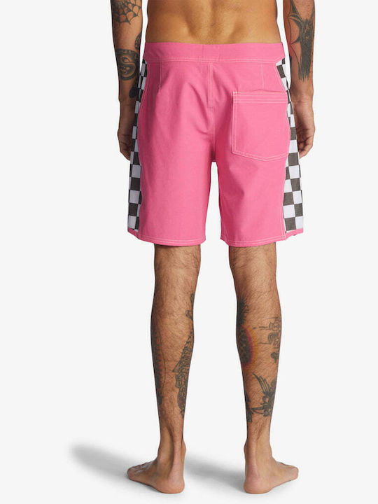 Quiksilver Original Arch Herren Badehose Bermuda Rosa Drucken