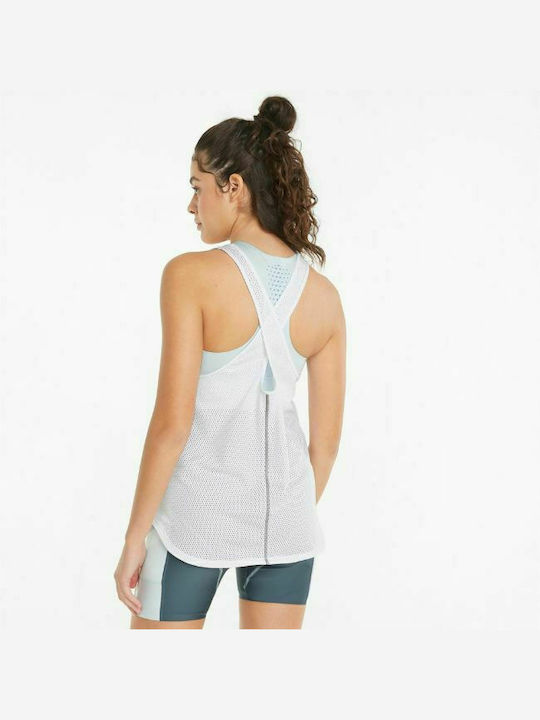 Puma Cloudspun Women's Athletic Blouse Sleeveless White