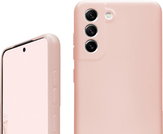 Crong Color Premium Back Cover Σιλικόνης Ροζ (Galaxy S22+ 5G)