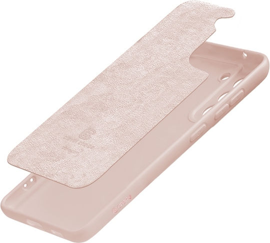 Crong Color Premium Back Cover Σιλικόνης Ροζ (Galaxy S22+ 5G)