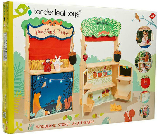 Tender Leaf Toys Детски магазин Куклен театър & Магазин от дърво