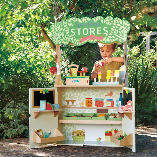 Tender Leaf Toys Детски магазин Куклен театър & Магазин от дърво