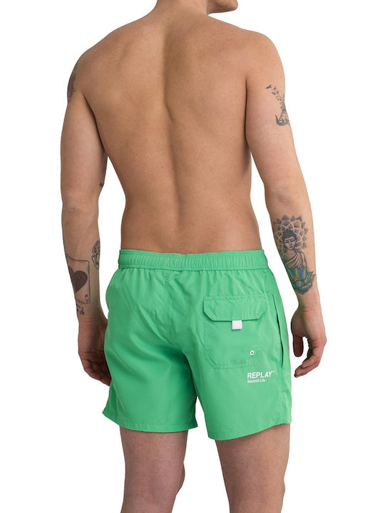 Replay Herren Badebekleidung Shorts Grün