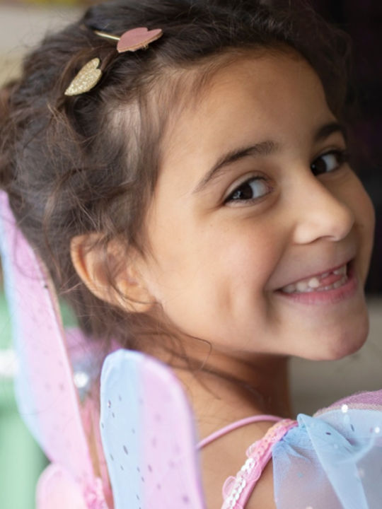 Great Pretenders Hair Clips Star or Heart Set of Kids Hair Clips with Bobby Pin Star 2pcs 90819 (Various Designs) 2pcs