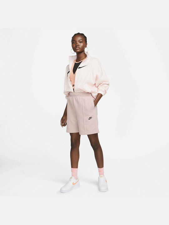 Women's High-waisted Sporty Shorts Atmosphere Pink