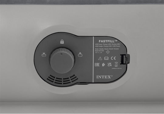 Intex Double Air Mattress With Integrated Electric Pump Prestige 203x152x30cm