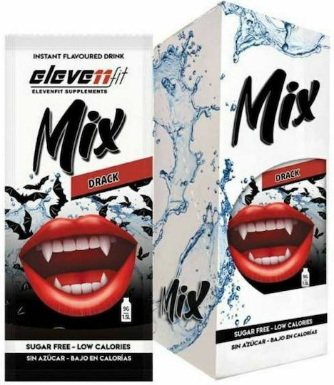 Eleven Fit Suc în Pudră Mix Drack Cola / Vanilie / Căpșuni Fără zahăr 9gr 1buc