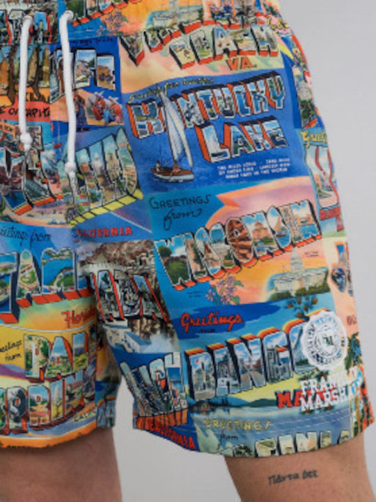 Men's Swimwear Shorts Multicolour with Patterns