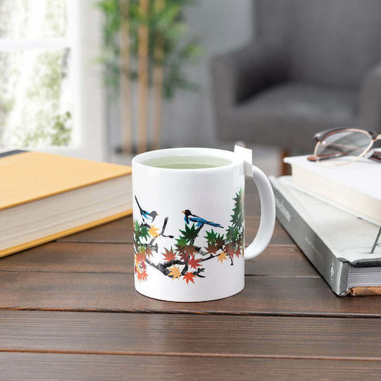 Kikkerland Heat Change Mug Ceramic White 355ml