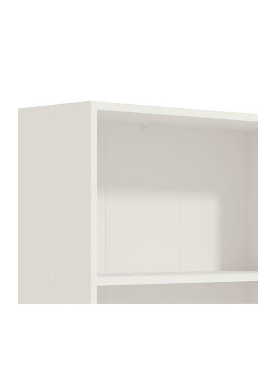 Tomar Bookcase White 70x24.5x142cm